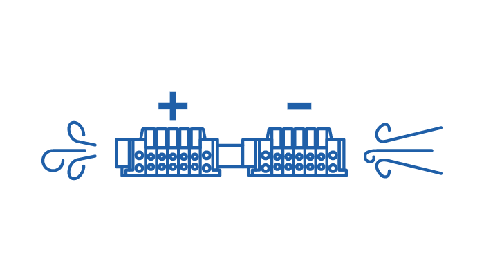 Druk/vacuüm combinatie manifold